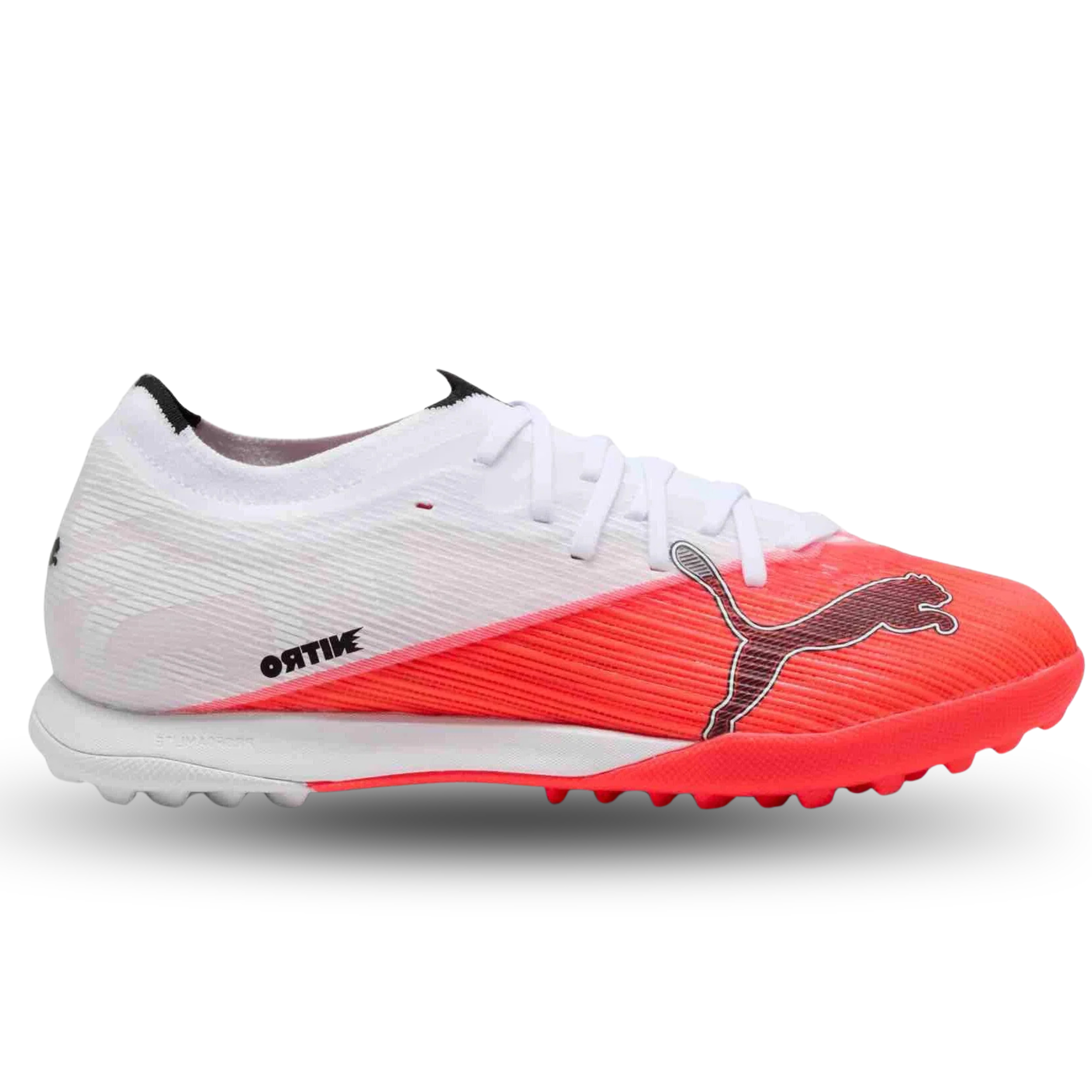 Puma Ultra Nitro 7 Match Turf Soccer Shoes (White/Pink)