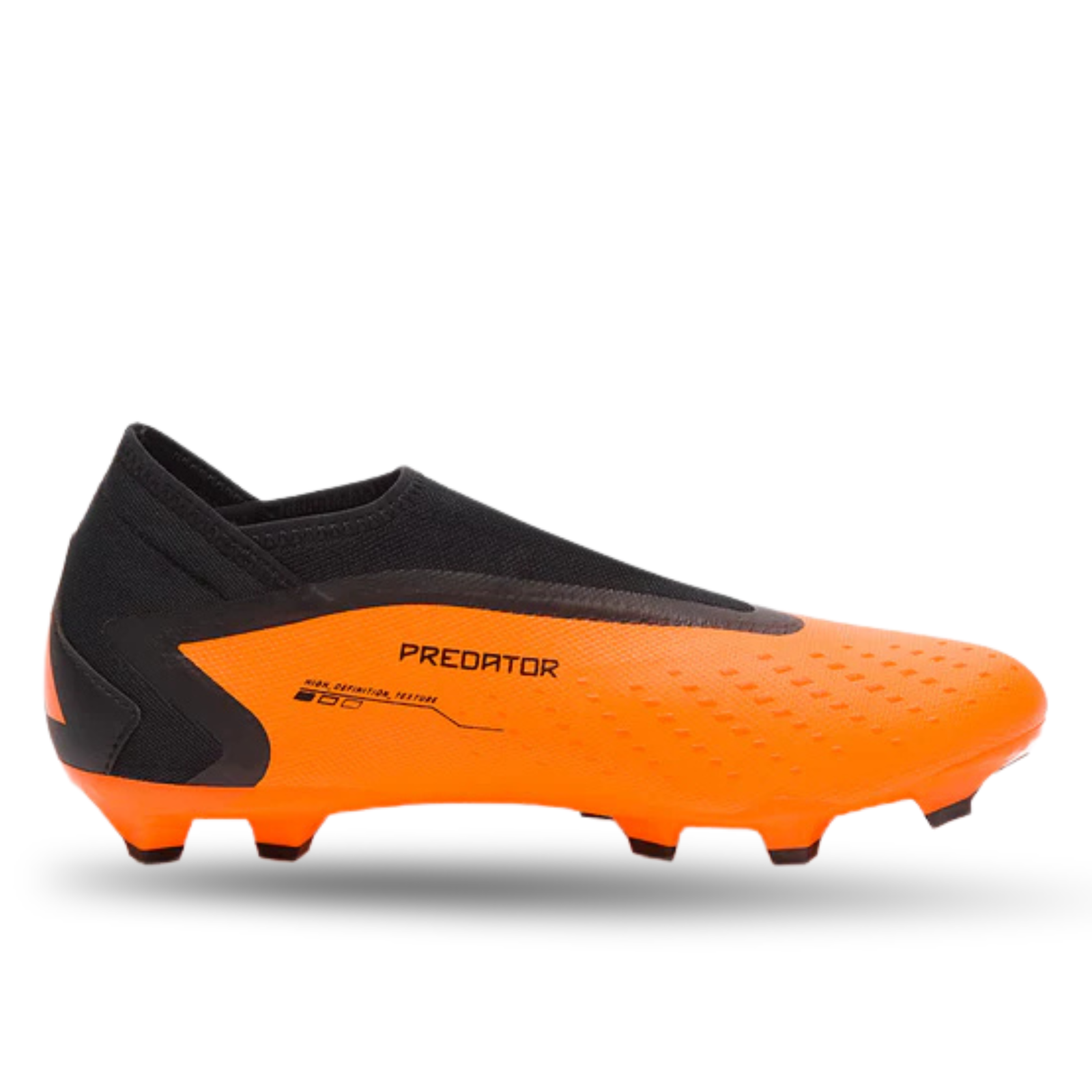 adidas Predator Accuracy.3 Laceless Firm Ground Soccer Cleats (Tea Solar Orange/Black)