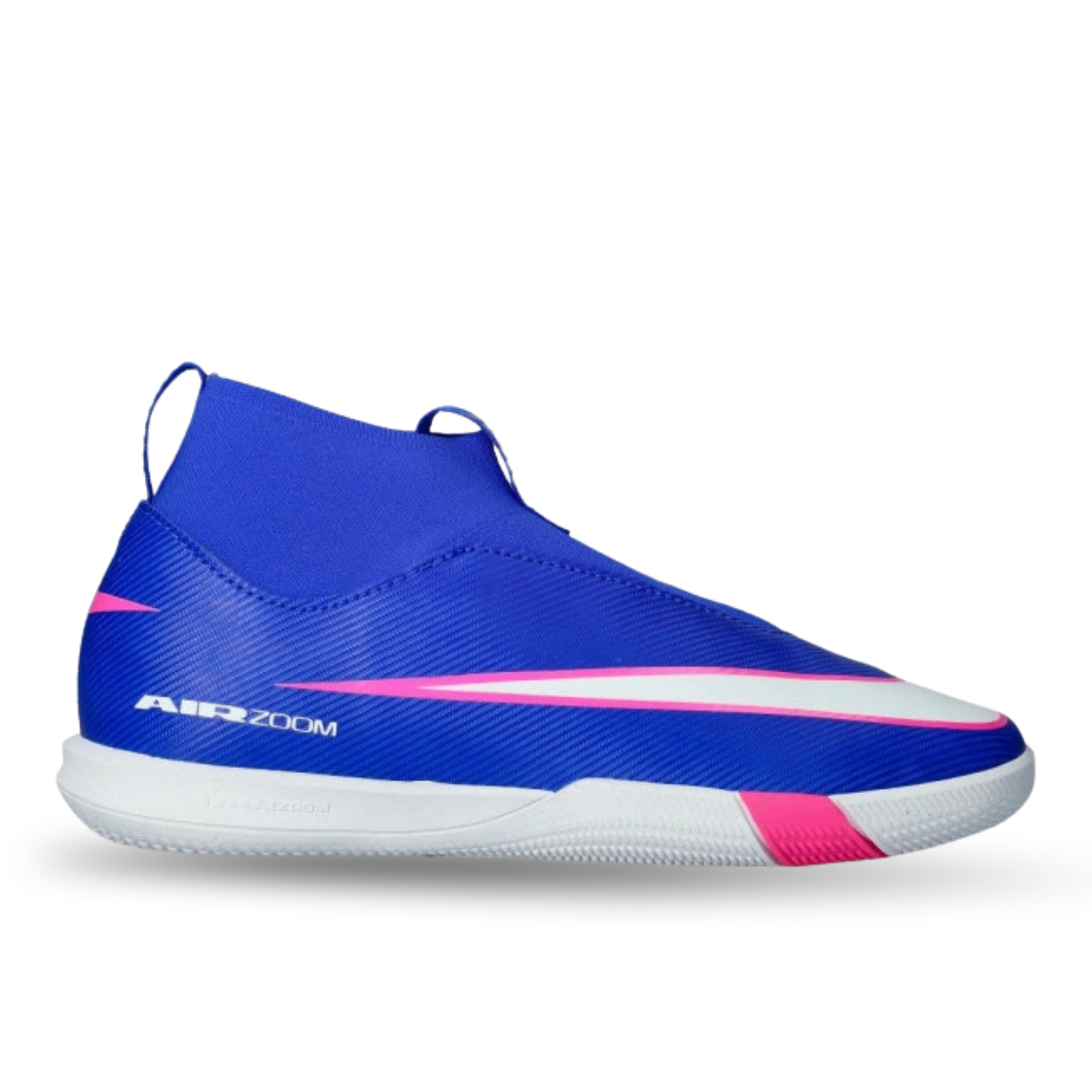 Nike Youth Jr Zoom Superfly 10 Academy IC Indoor Soccer Shoes (Racer Blue/White)