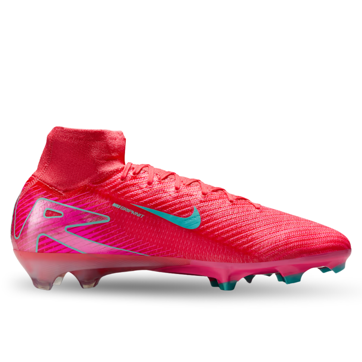 Nike Zoom Superfly 10 Elite FG Soccer Cleats (Ember Glow/Aurora Green)