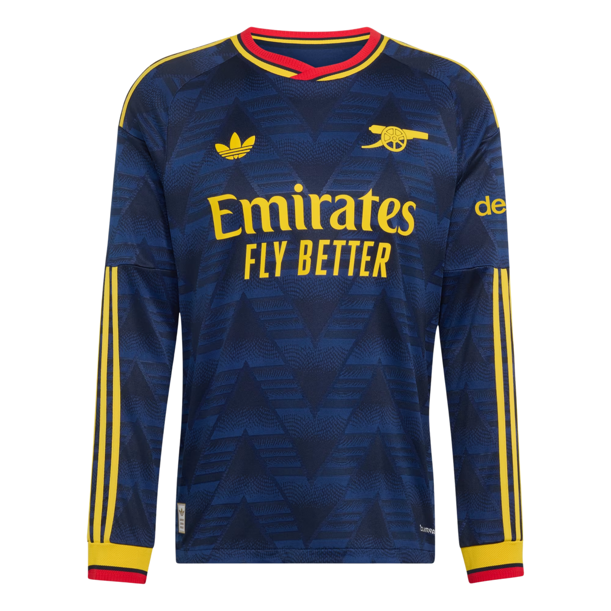 adidas Mens Arsenal Long Sleeve Authentic Away Jersey 26/27 (Navy)