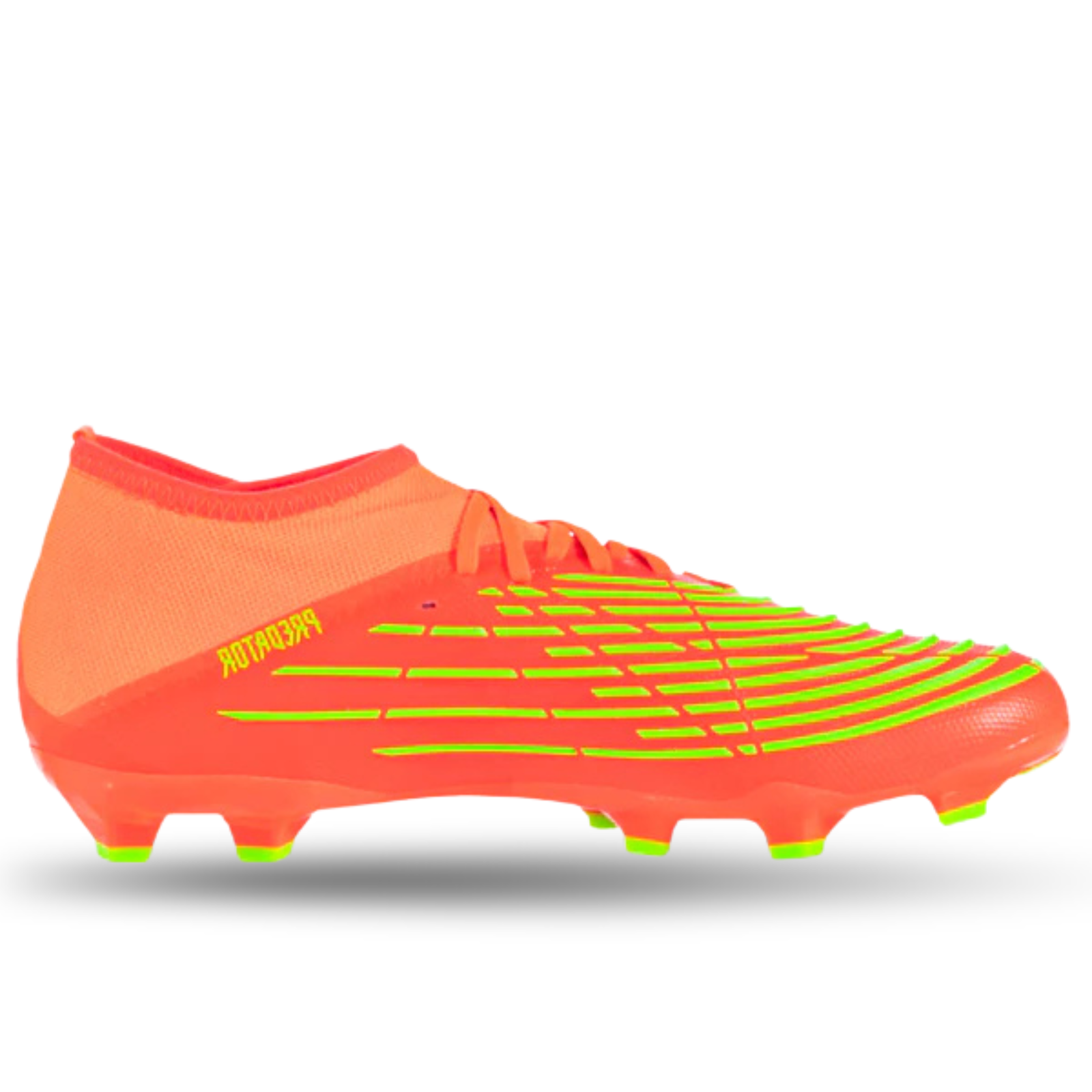 adidas Predator Edge.2 Firm Ground Soccer Cleats (Solar Red/Team Solar Yellow)