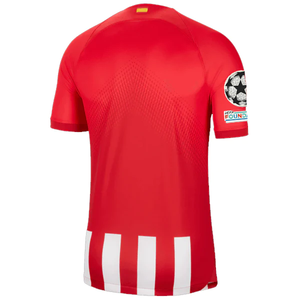 Nike Atletico Madrid Home Jersey w/ Champions League Patches 23/24 (Sport Red/Global Red)