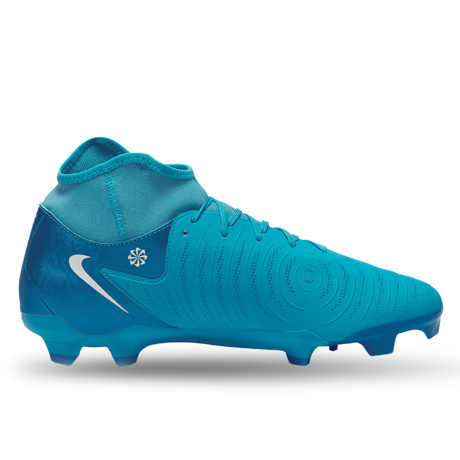 Nike Phantom Luna II Academy FG/MG Soccer Cleats (Blue Fury/White)