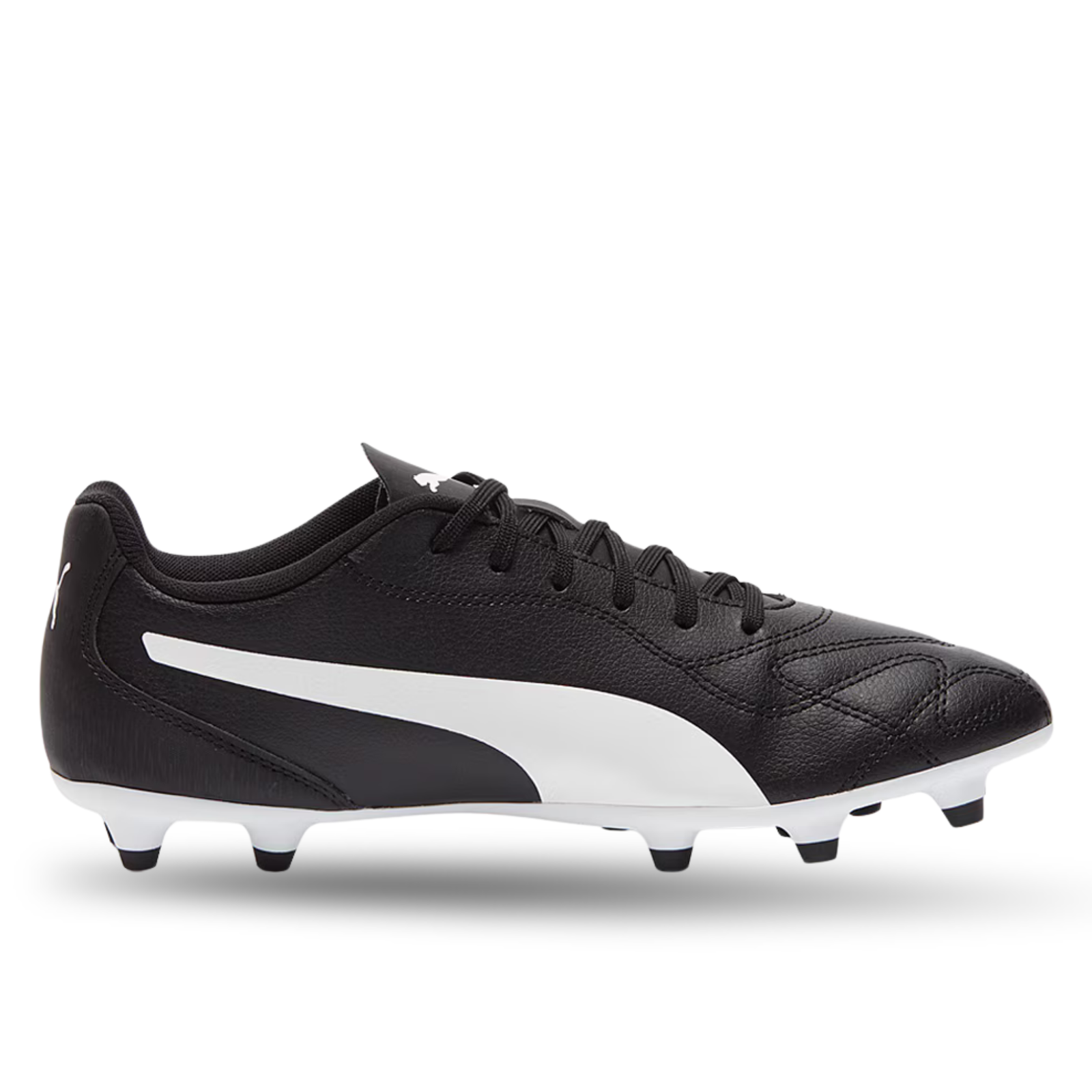 Puma Monarch II FG/AG Soccer Cleats (Puma Black/White)