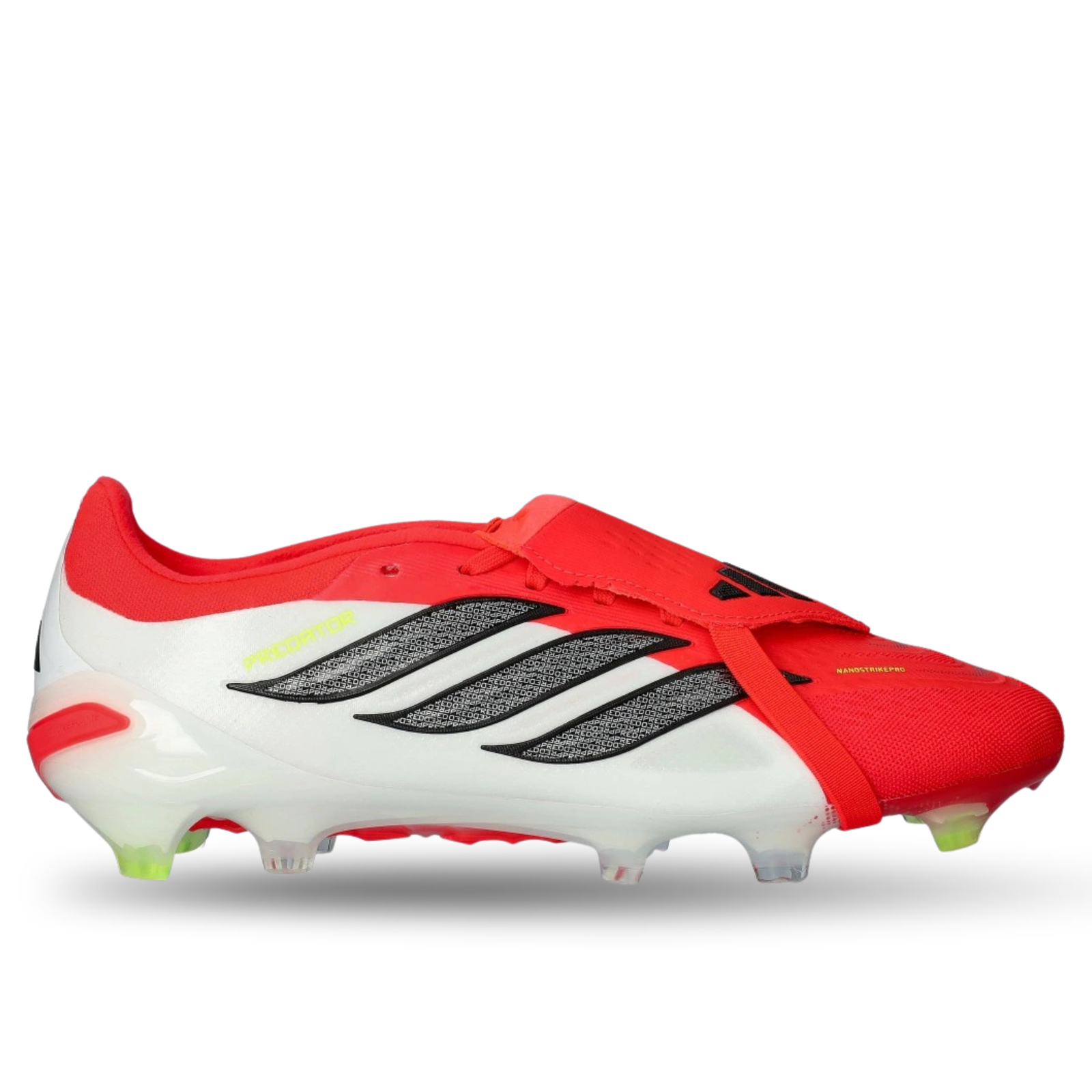 adidas Predator Pro FT Firm Ground Soccer Cleats (Lucid Red/Black/White)
