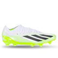 adidas X Crazyfast.1 Firm Ground Soccer Cleats (White/Lucid Lemon)