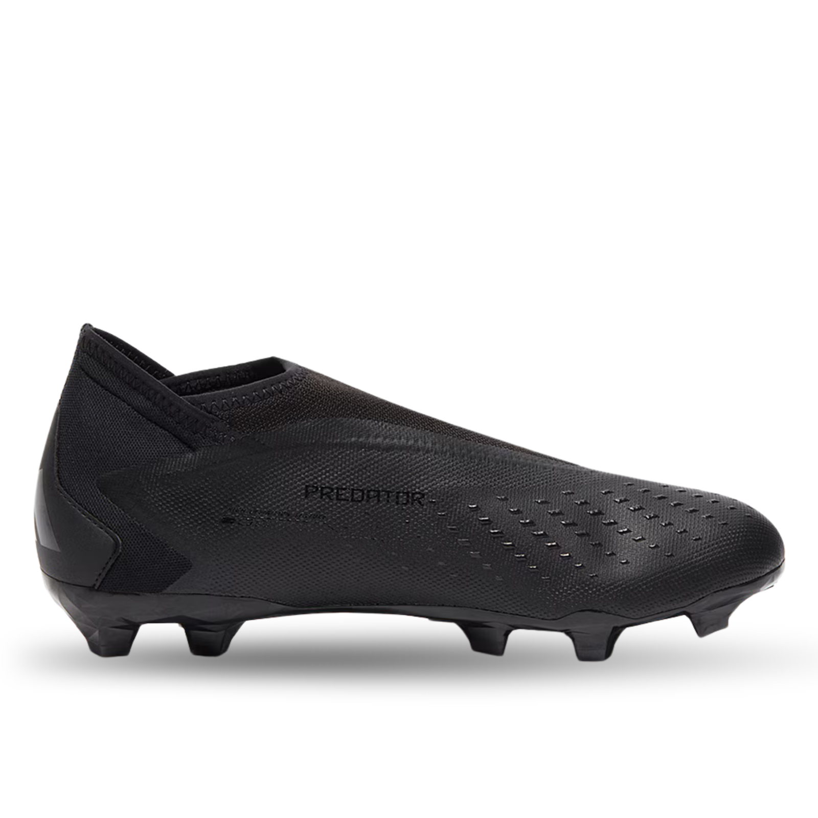 adidas Predator Accuracy.3 LL Laceless Firm Ground Soccer Cleats (Core Black/Core Black)