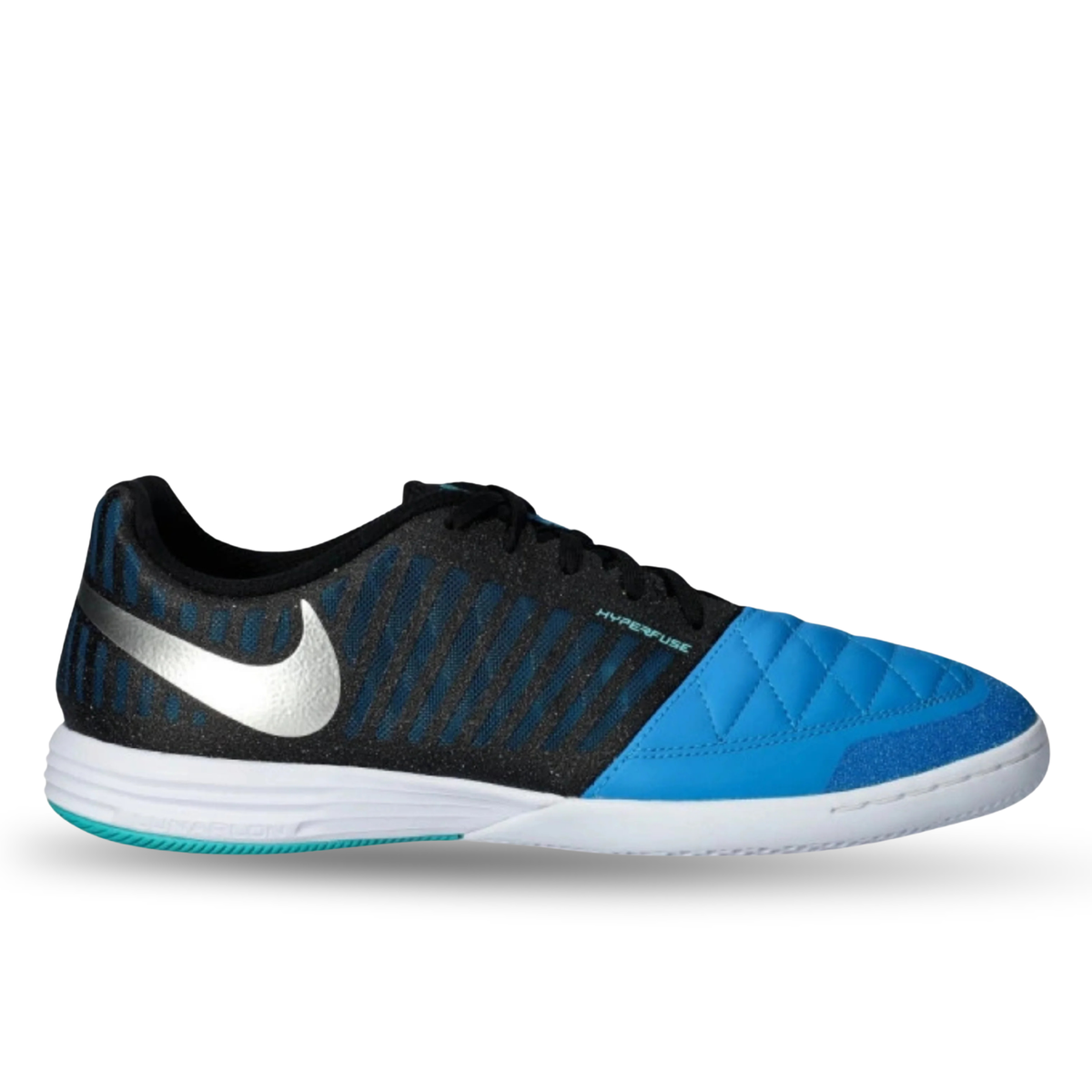Nike LunarGato II Indoor Soccer Shoes (Metallic Silver/Black)