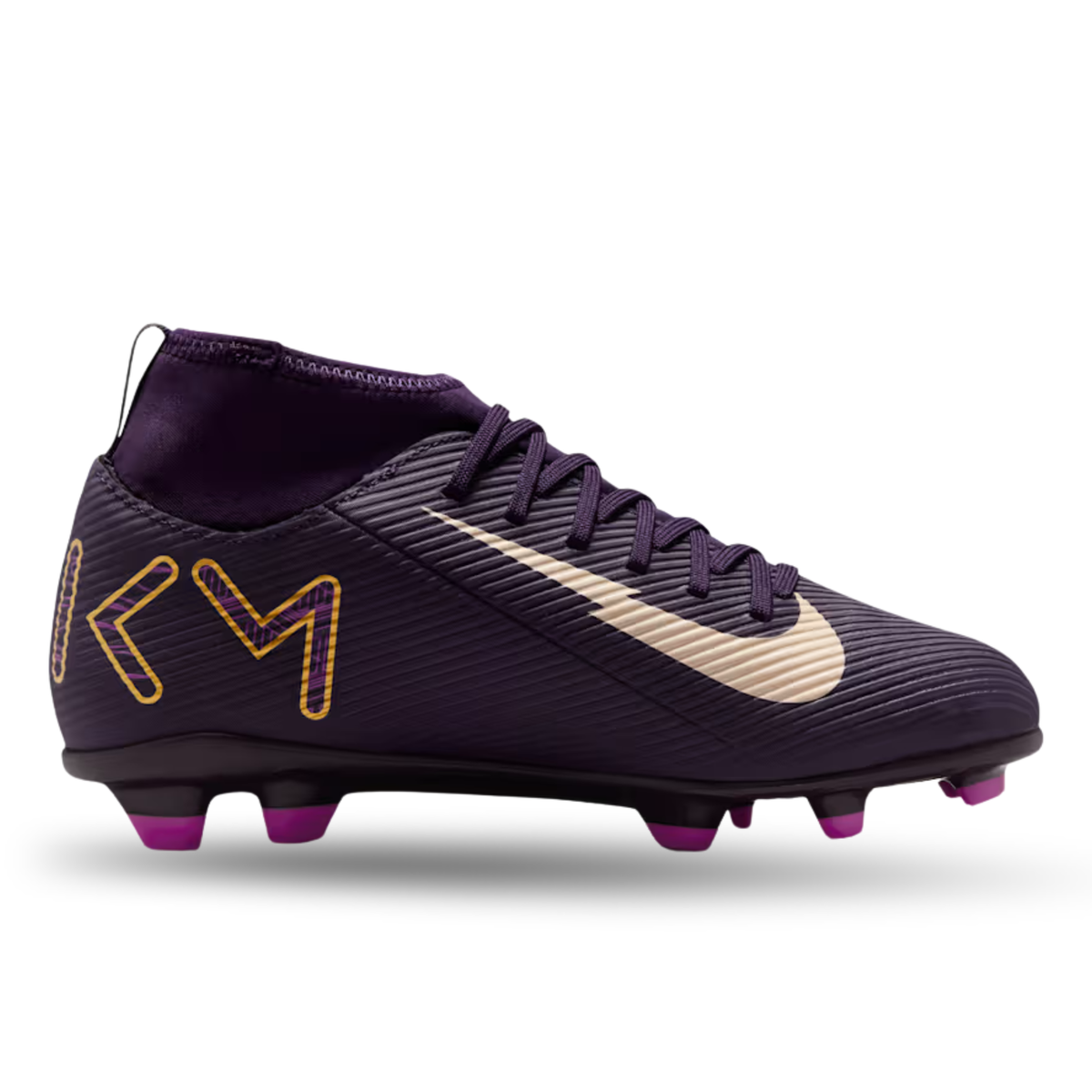 Nike Youth Jr. Superfly 10 Club Kylian Mbappe FG/MG (Grand Purple/Pale Ivory)