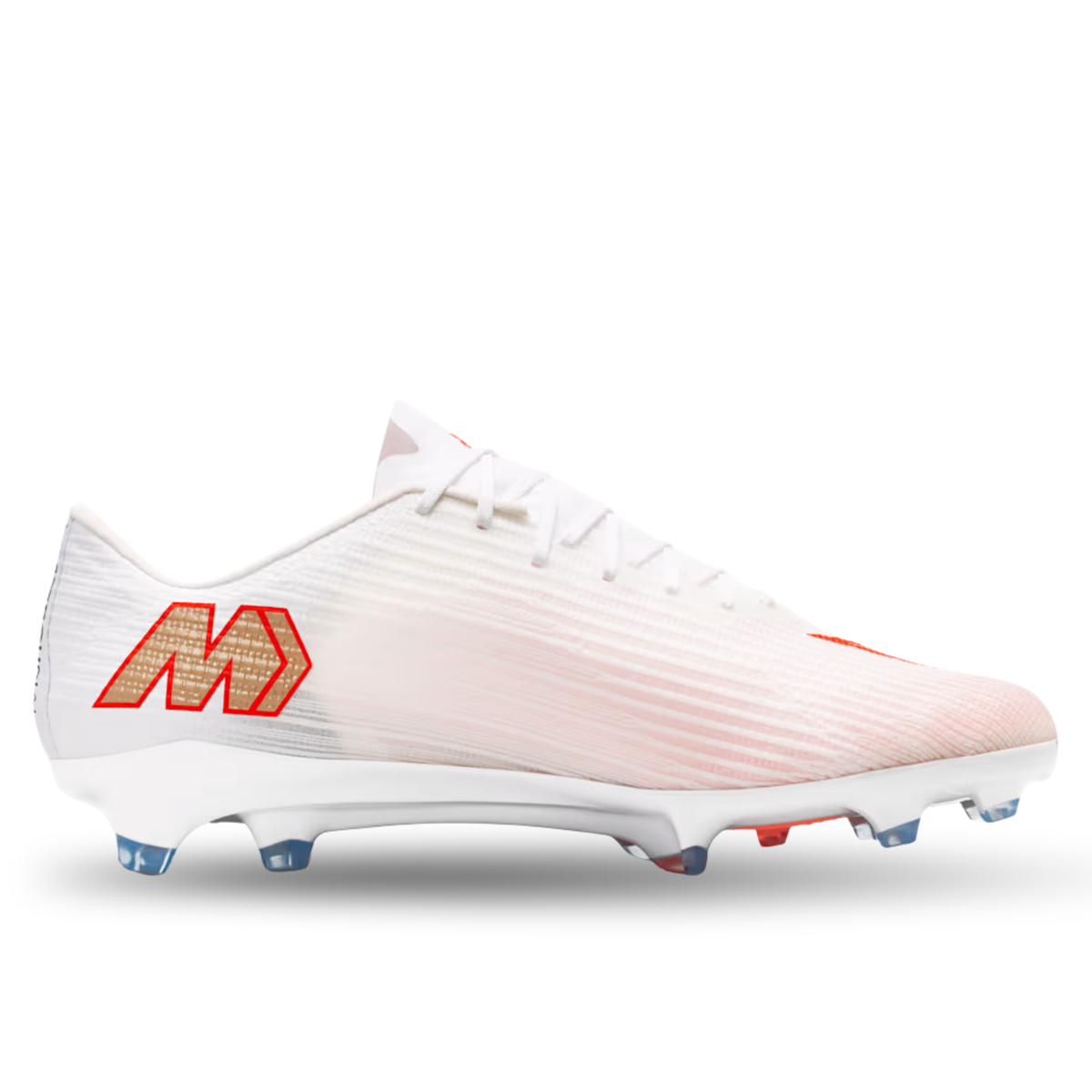 Nike Zoom Superfly 11 Pro FG Soccer Cleats (White/Blur-Bright Crimson)