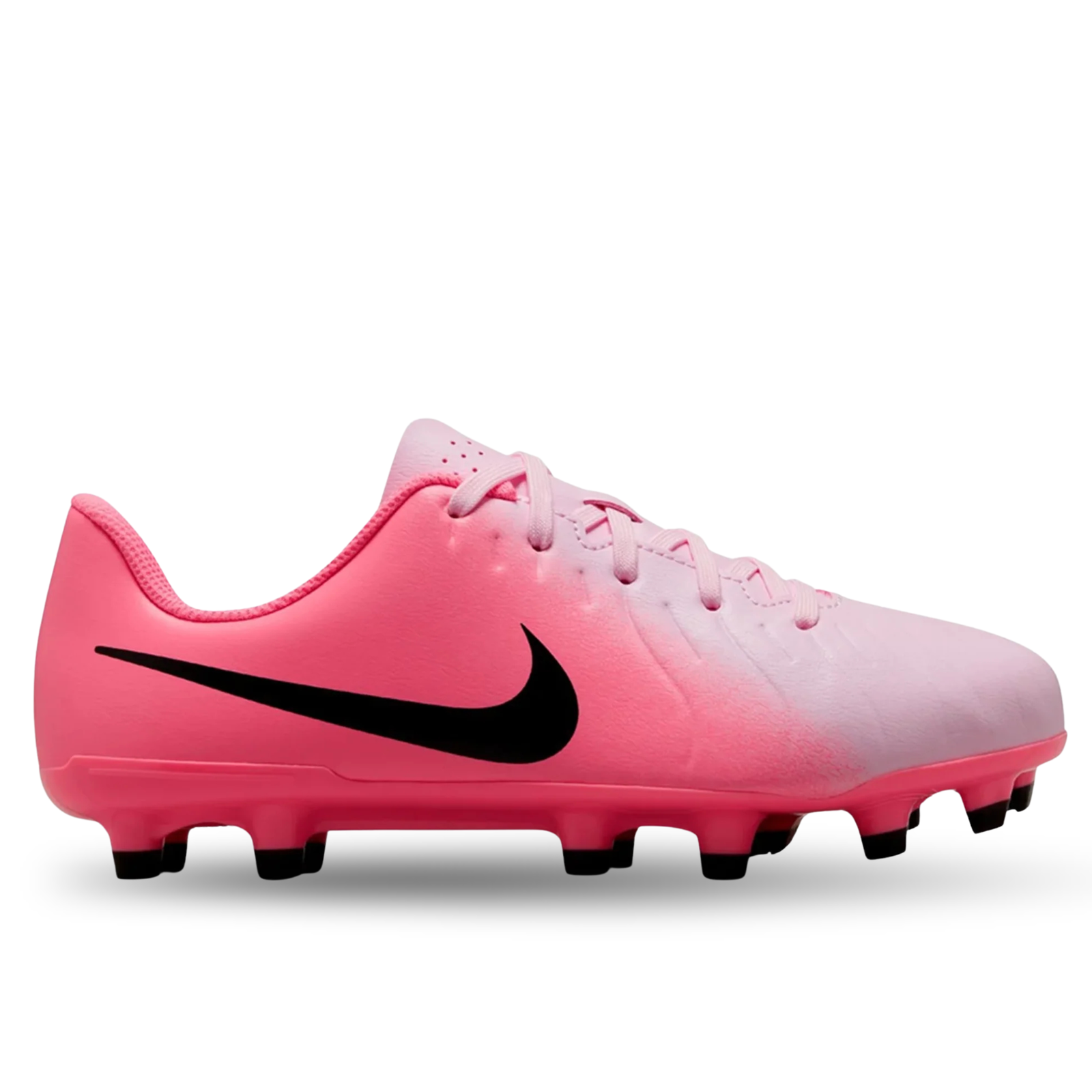 Nike Jr. Legend 10 Club FG/MG Soccer Cleats (Pink Foam/Black)