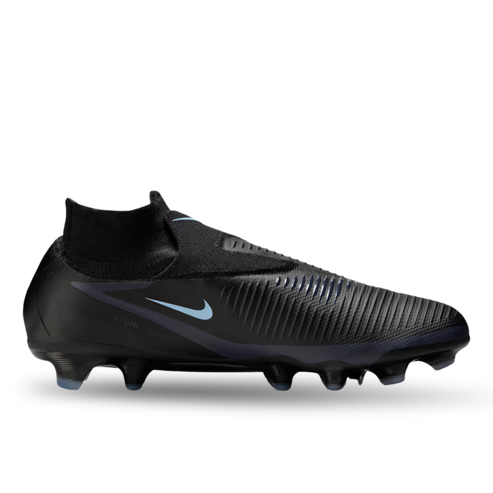 Nike Phantom 6 High Pro Firm Ground Soccer Cleats (Black/Black)