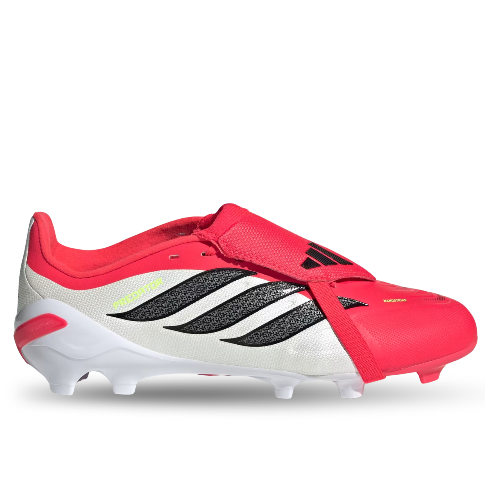 adidas Jr. Predator League FT Firm Ground Soccer Cleats (Lucid Red/Black/White)
