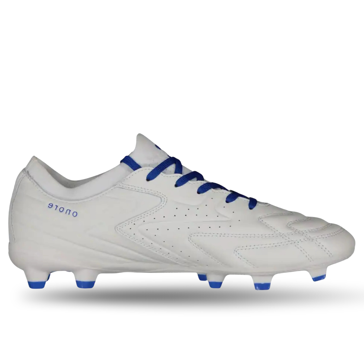 Charly Onore LT PFX Firm Ground Soccer Cleats (White/Royal)