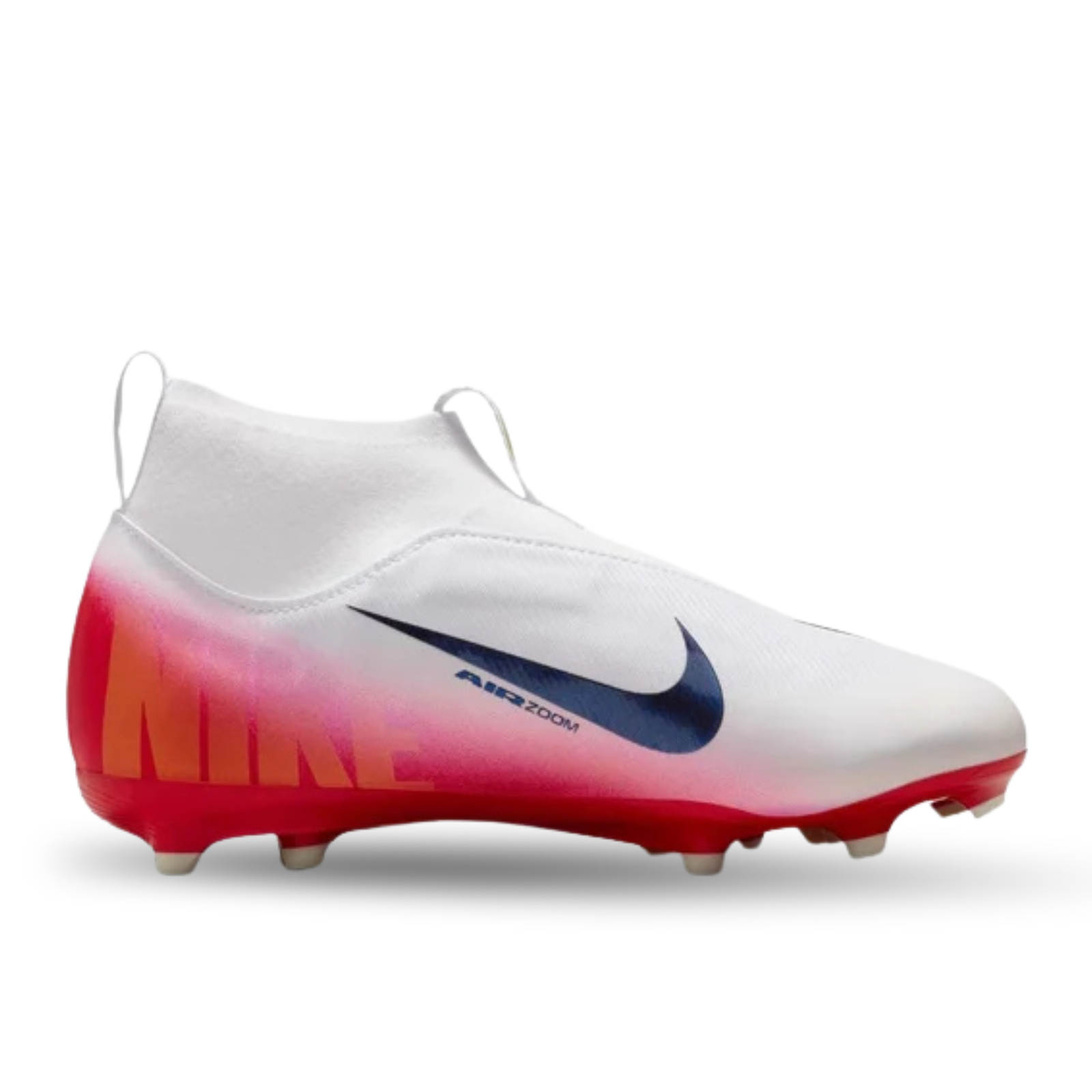 Nike Youth Jr. Zoom Superfly 10 Academy Level Eight Firm Ground/Multi Ground Soccer Cleats (University Red/Dark Obsidian)