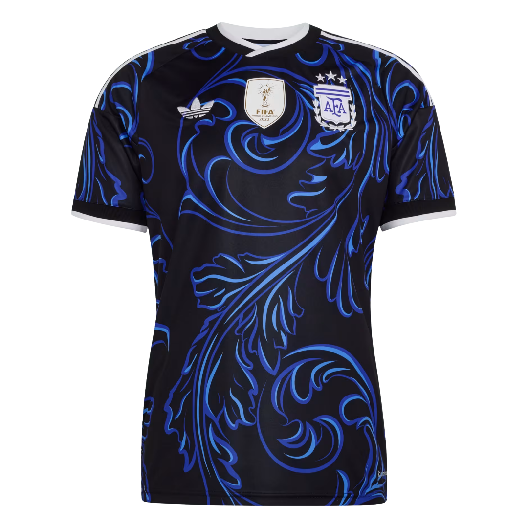 adidas Men's Argentina 2026 Away Stadium Jersey (Black/Blue)