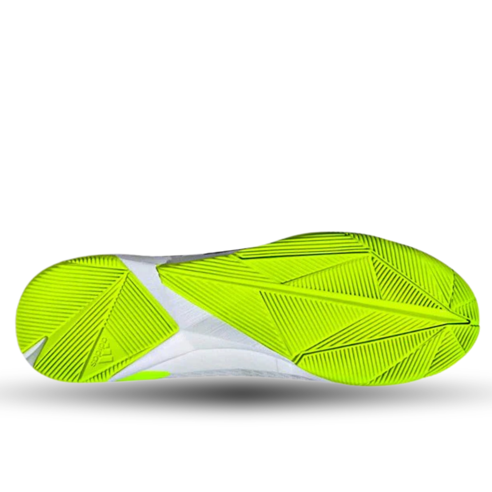 adidas Predator Accuracy.3 Indoor Soccer Shoes (White/Lucid Lemon)