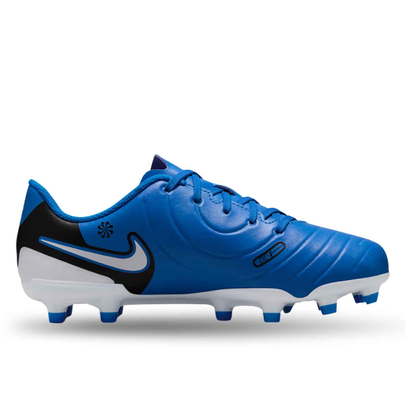 Nike Jr. Legend 10 Club FG/MG Soccer Cleats (Soar/White)