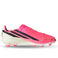 adidas F50 Hyperfast League FG Youth Soccer Cleats (Pink/White)