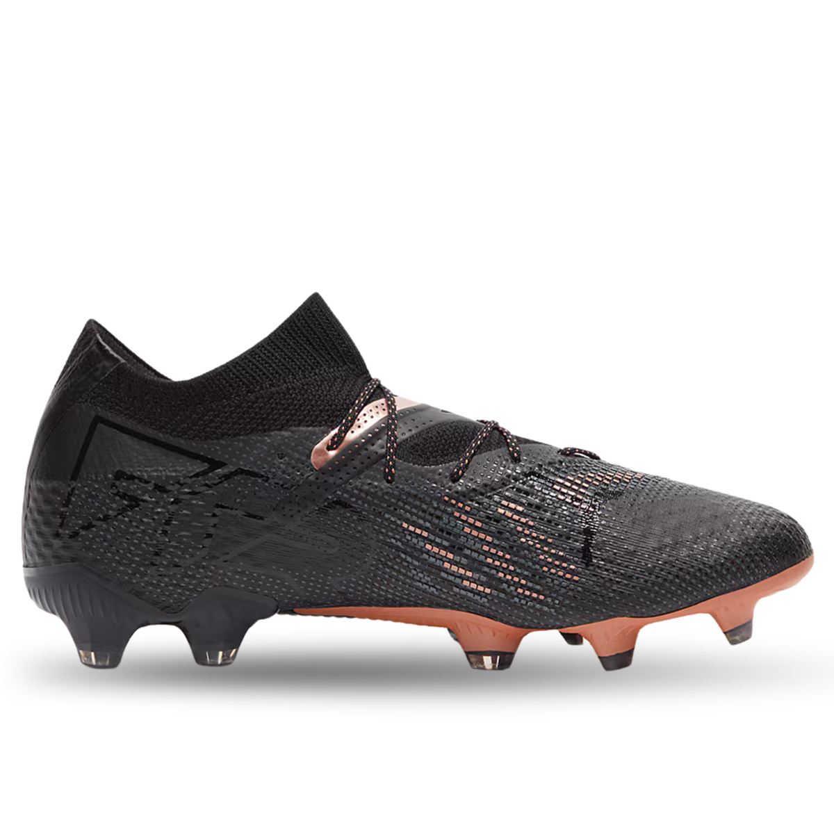 Puma Future 7 Ultimate FG/AG Soccer Cleats (Puma Black/Copper Rose)