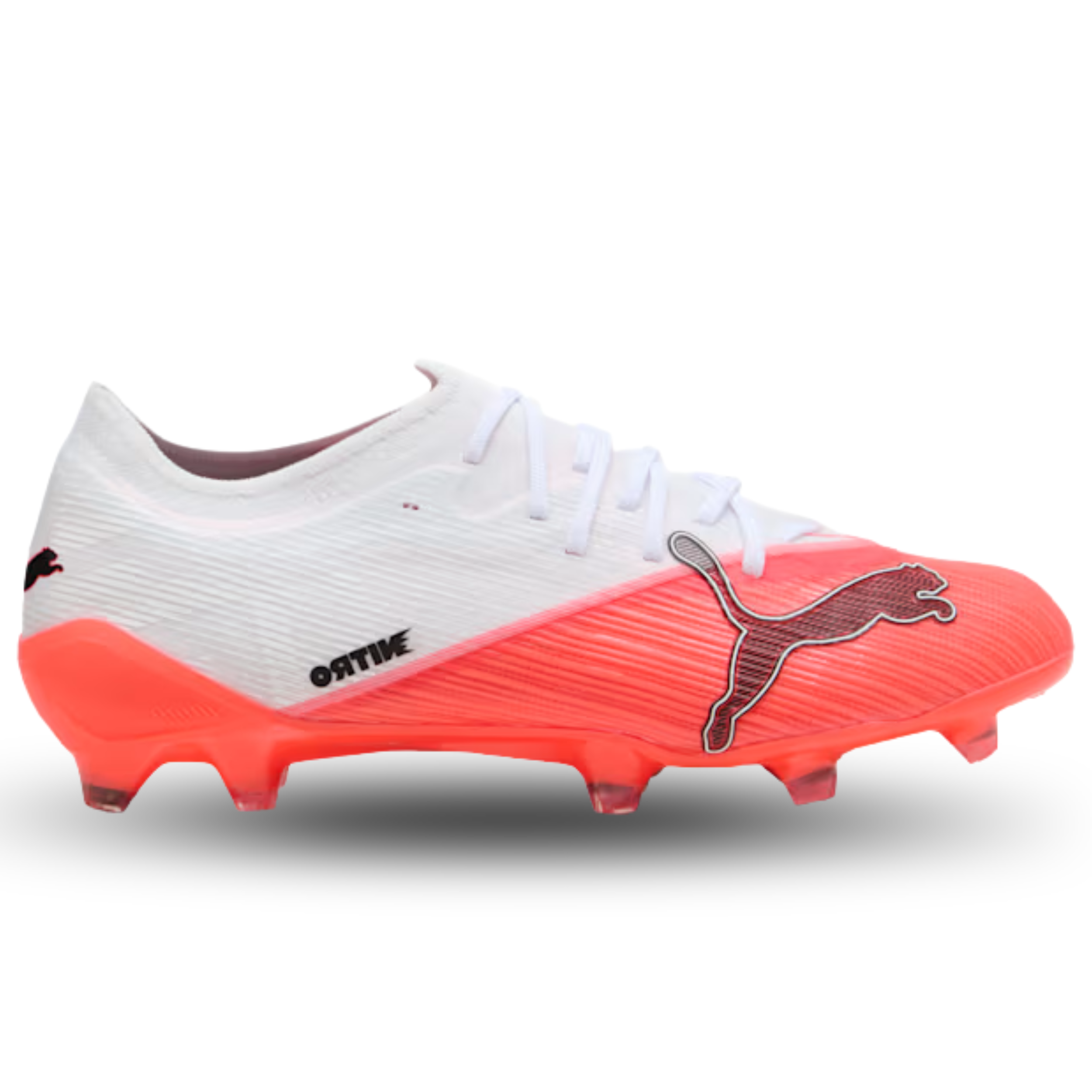 Puma Ultra Nitro 7 Pro FG Soccer Cleats (White/Pink)