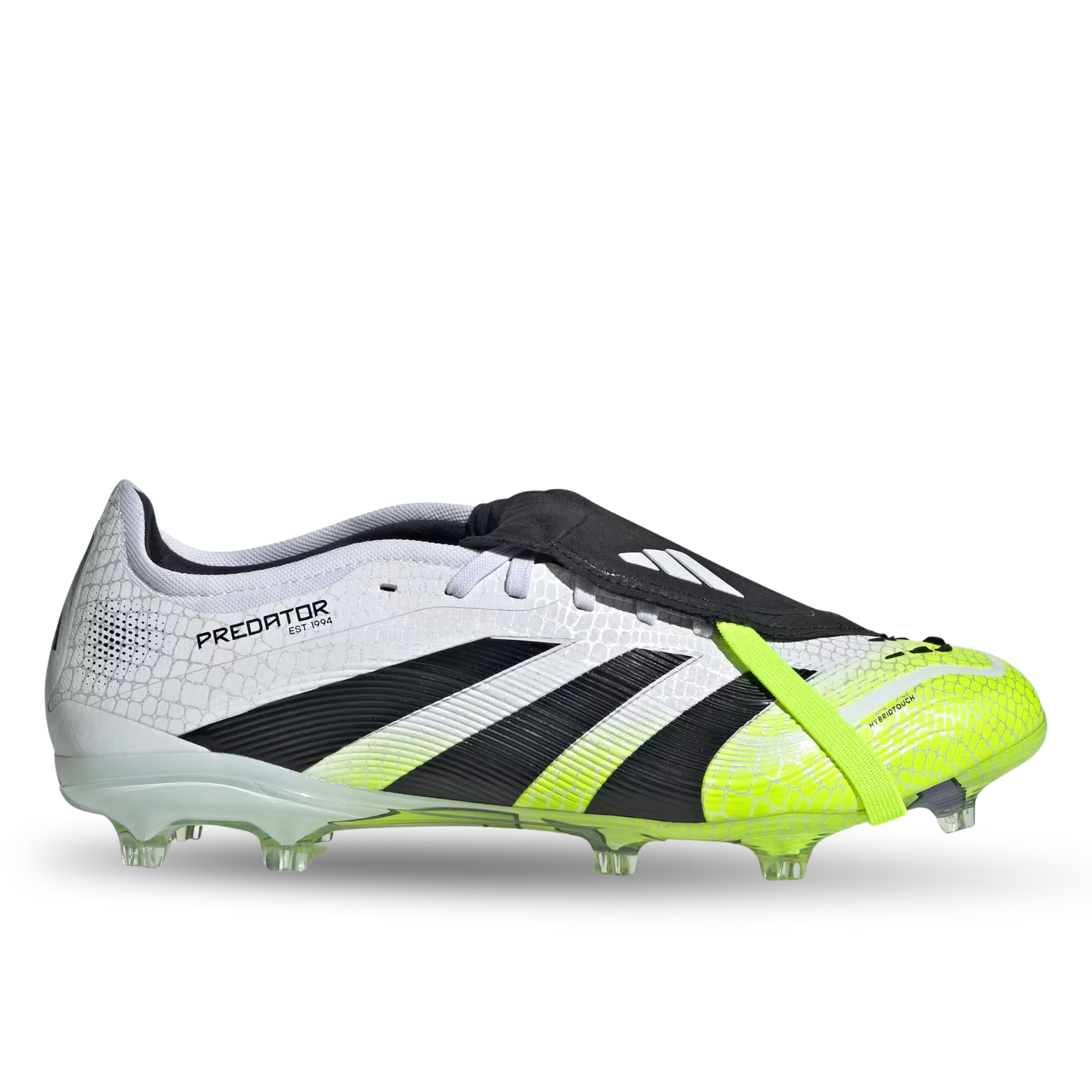 adidas Predator Pro FT FG Soccer Cleats (White/Lucid Lemon)
