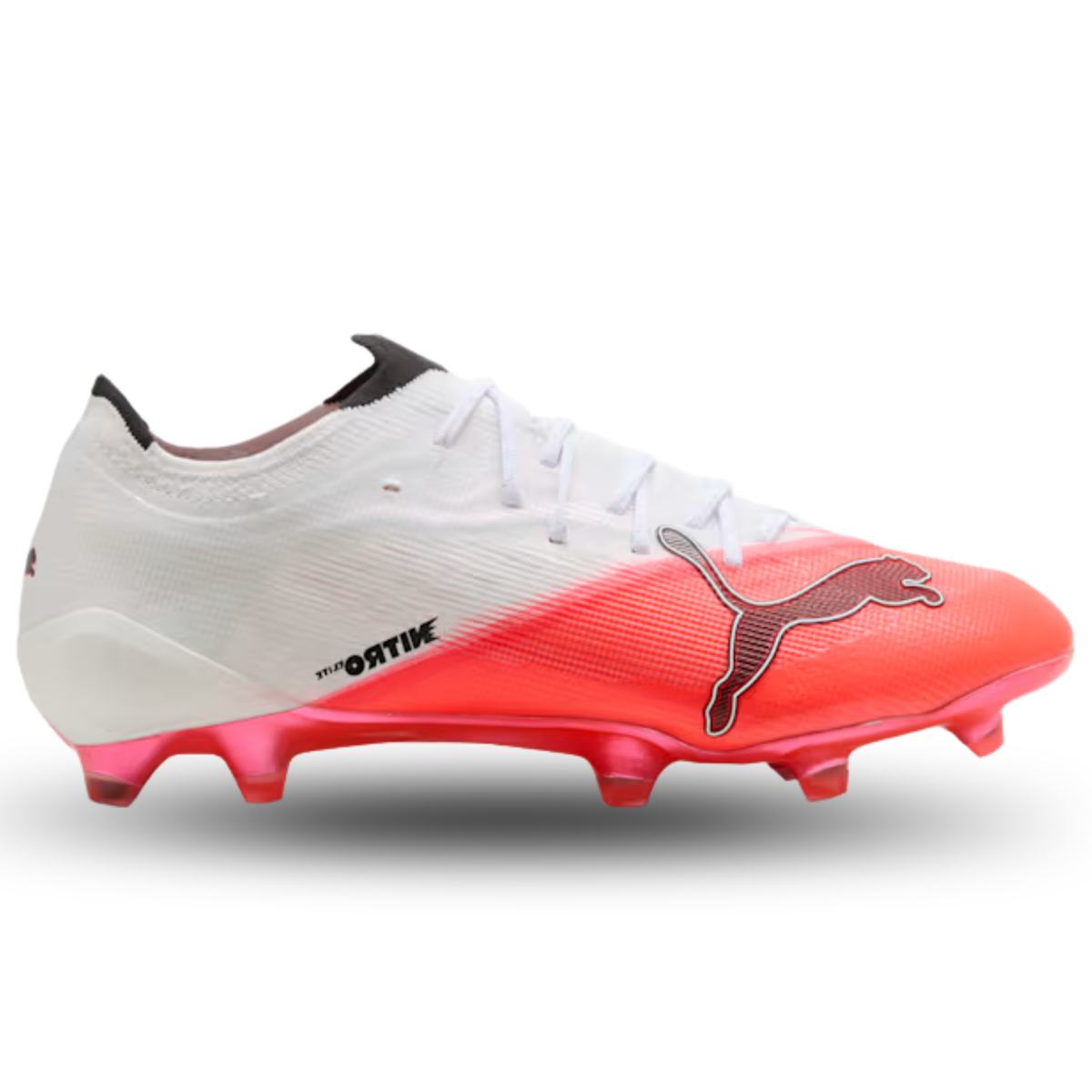 Puma Ultra Nitro 7 Ultimate FG Soccer Cleats (White/Pink)