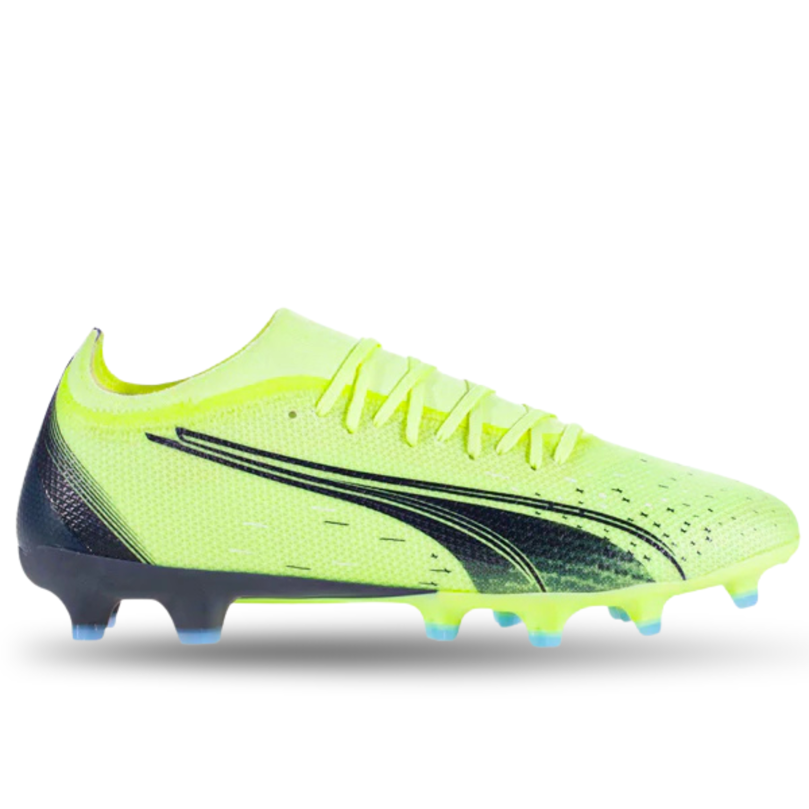 Puma Ultra Match FG/AG Soccer Cleats (Fizzy Light/Parisian Blue)