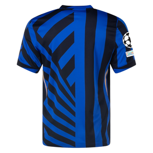 Nike Inter Milan Home Jersey w/ Champions League + Scudetto Patch 24/25 (Lyon Blue/Black)