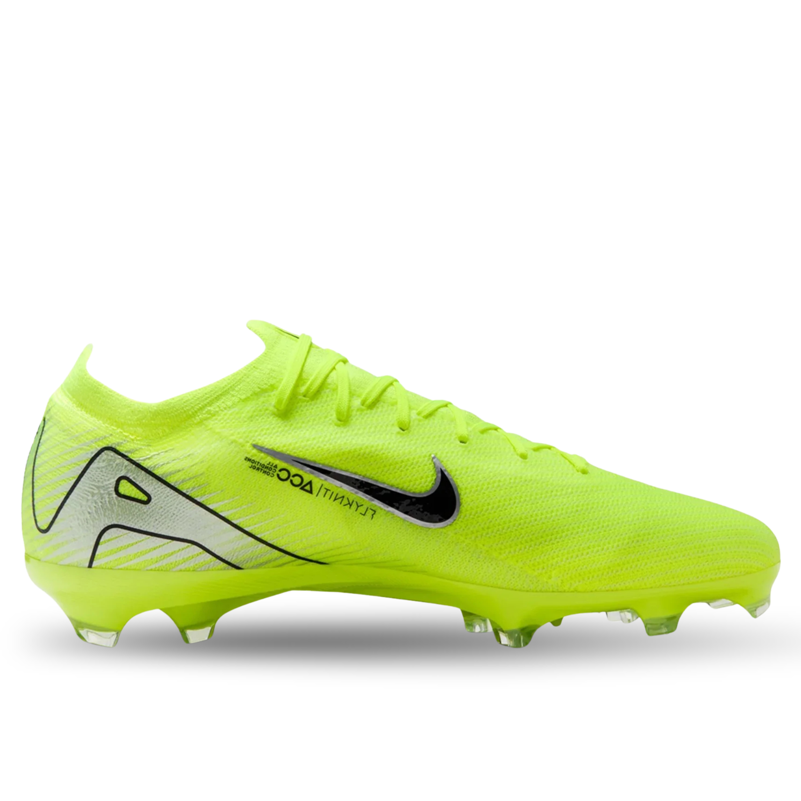 Nike Zoom Vapor 16 Pro FG Soccer Cleats (Volt/Black)