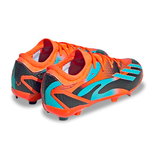 Adidas Jr. X Speedportal Messi.3 Firm Ground Soccer Cleats (Team Solar Orange/Mint Rush)