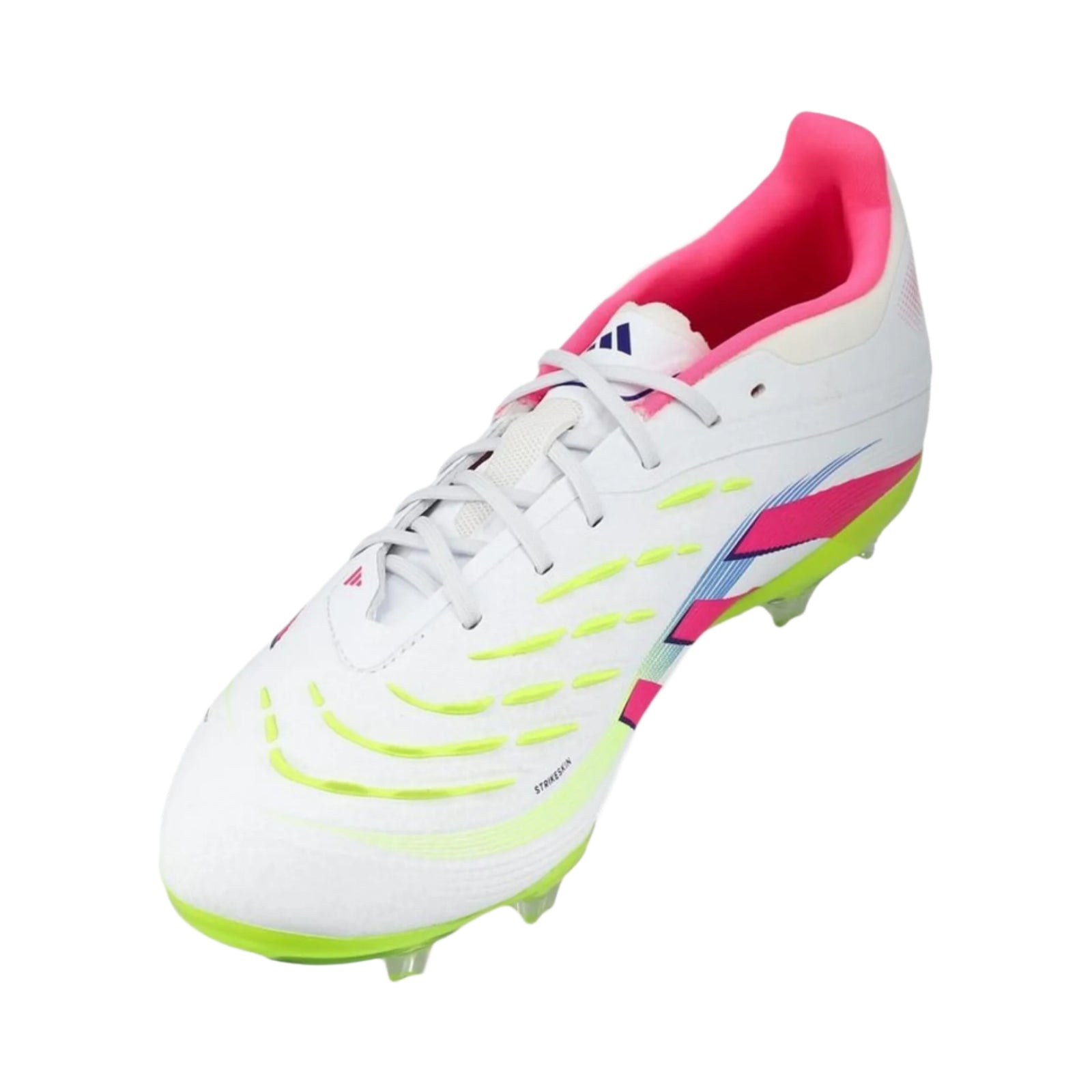 adidas Predator Elite FG J (White/Lucid Pink/Lucid Lemon)