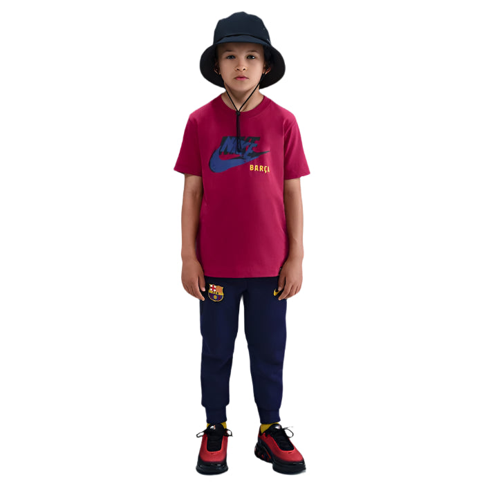 Nike Youth Barcelona 25/26 Swoosh T-Shirt (Noble Red)