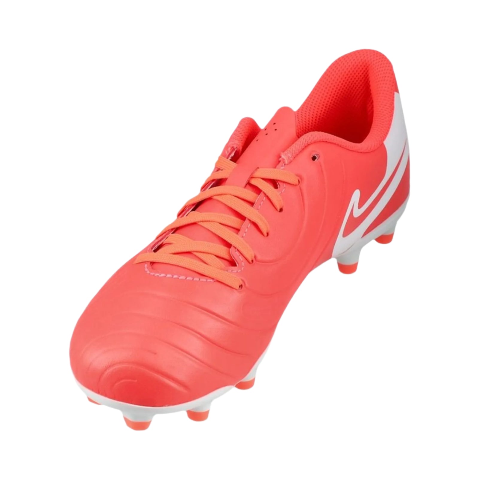 Nike Youth Jr. Legend 10 Club FG/MG Soccer Cleats (Hot Lava/White)