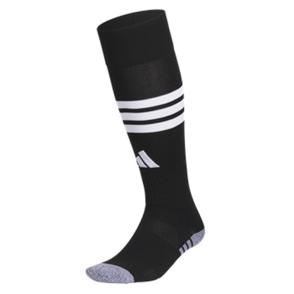 adidas 3 Stripe Hoop 2 OTC Soccer Socks (Black/White)