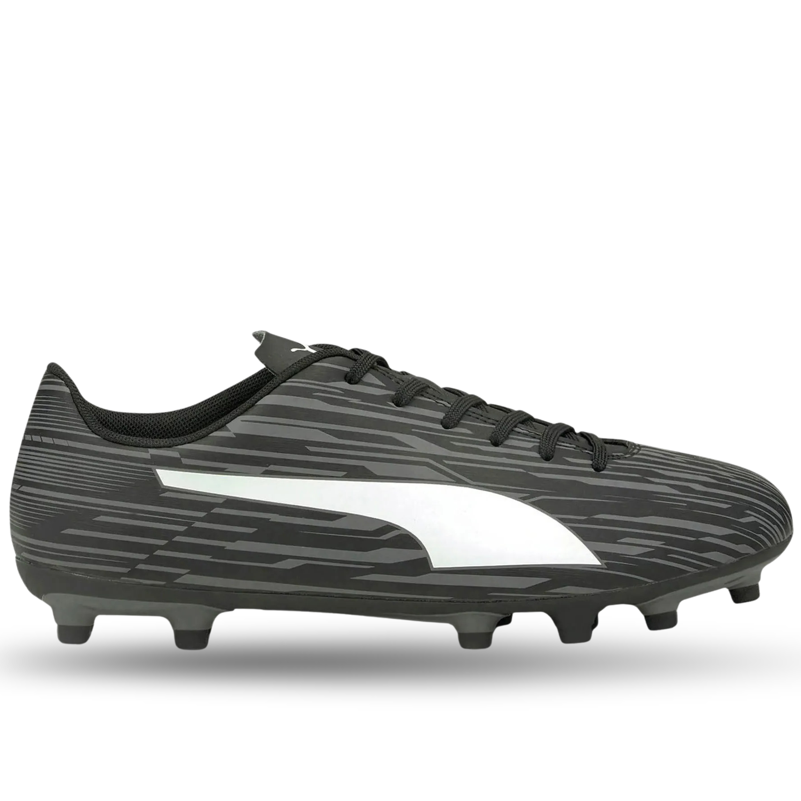 Puma Rapido III FG/AG Soccer Cleats (Puma Black/Castlerock)