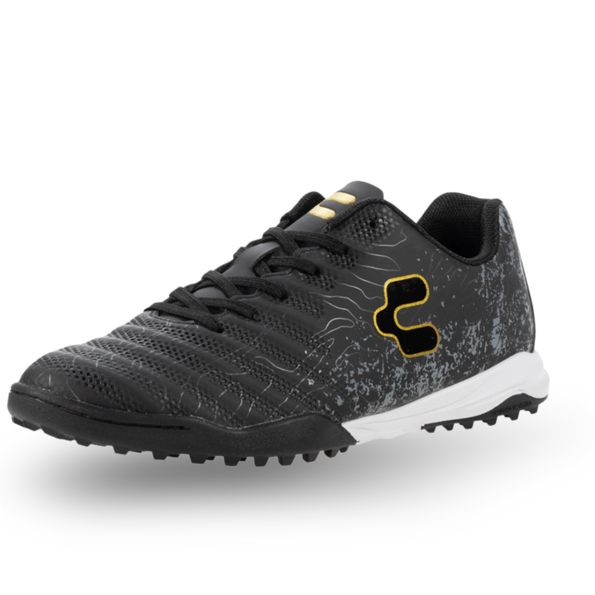 Charly Hotcross 4.0 TF Turf Soccer Shoes (Black/Gold)