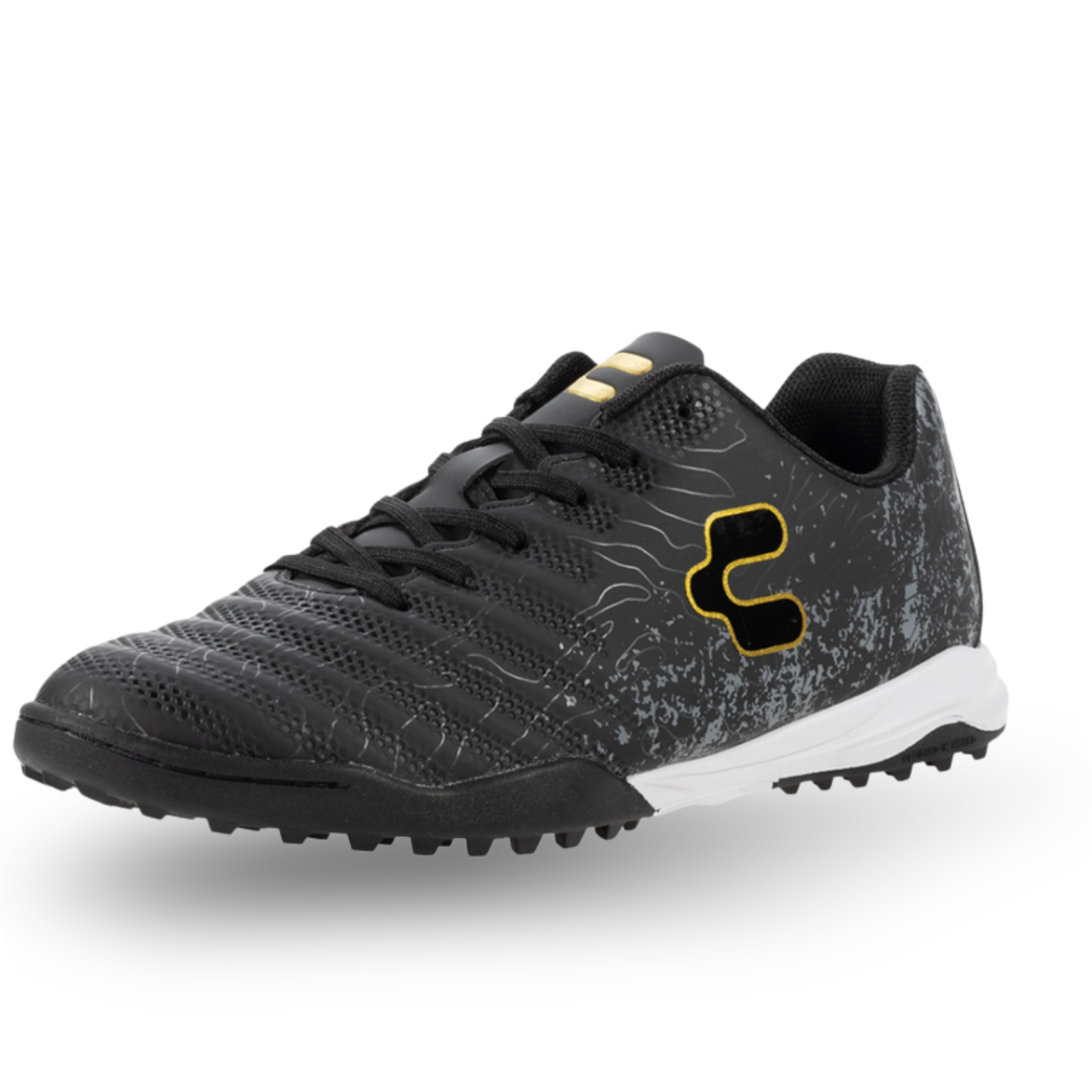 Charly Hotcross 4.0 TF Turf Soccer Shoes (Black/Gold)