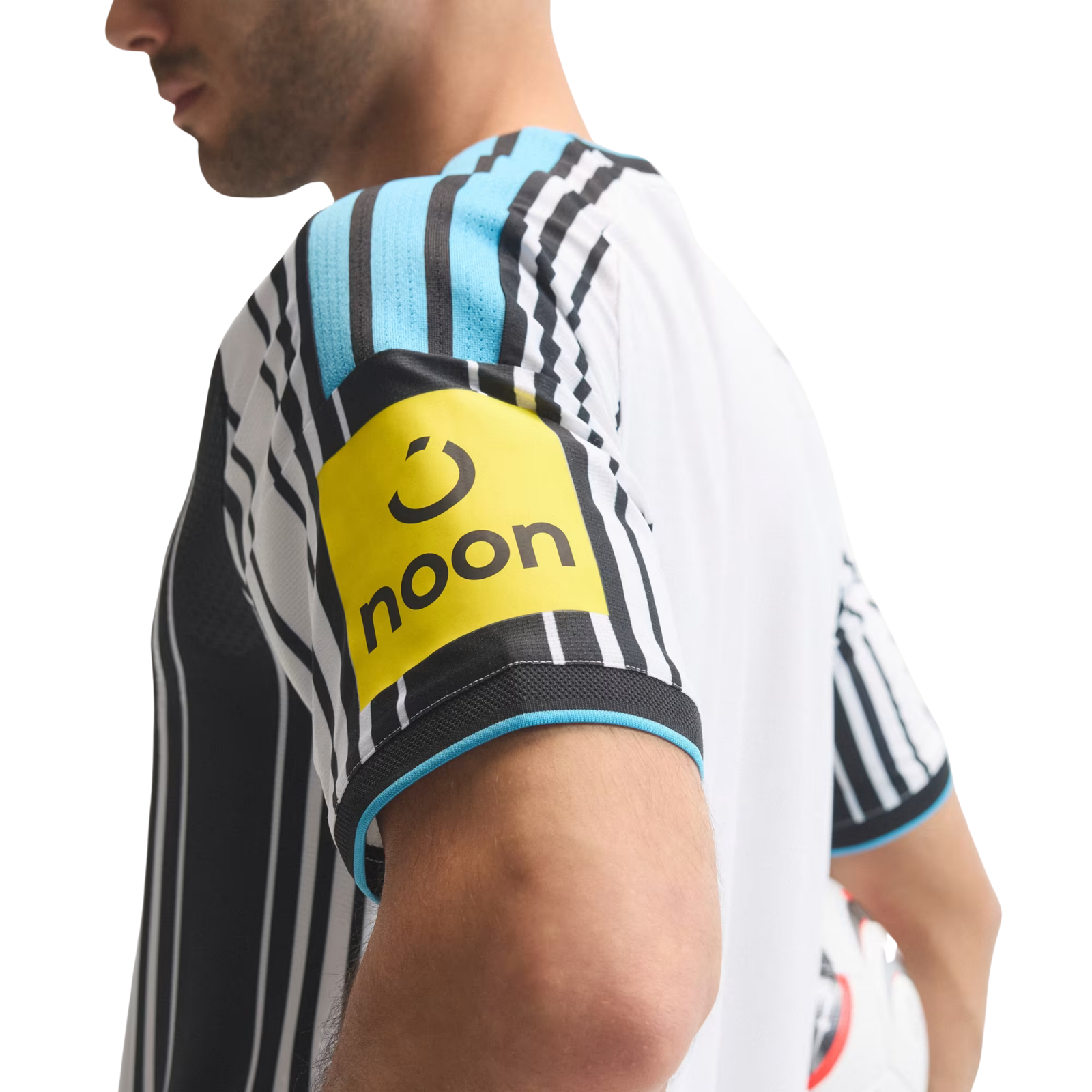 adidas Mens Newcastle United Authentic Home Jersey 26/27 (White/Black)
