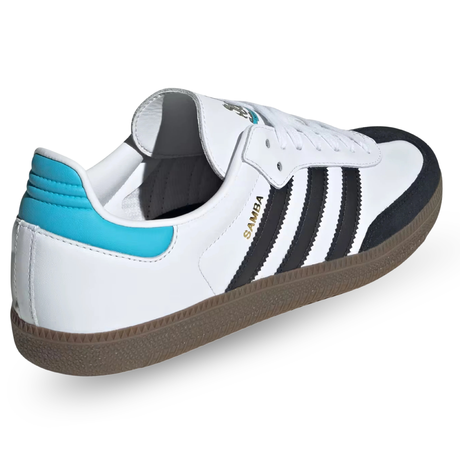 adidas Newcastle United Samba Soccer Shoes (White/Black/Sky Rush)