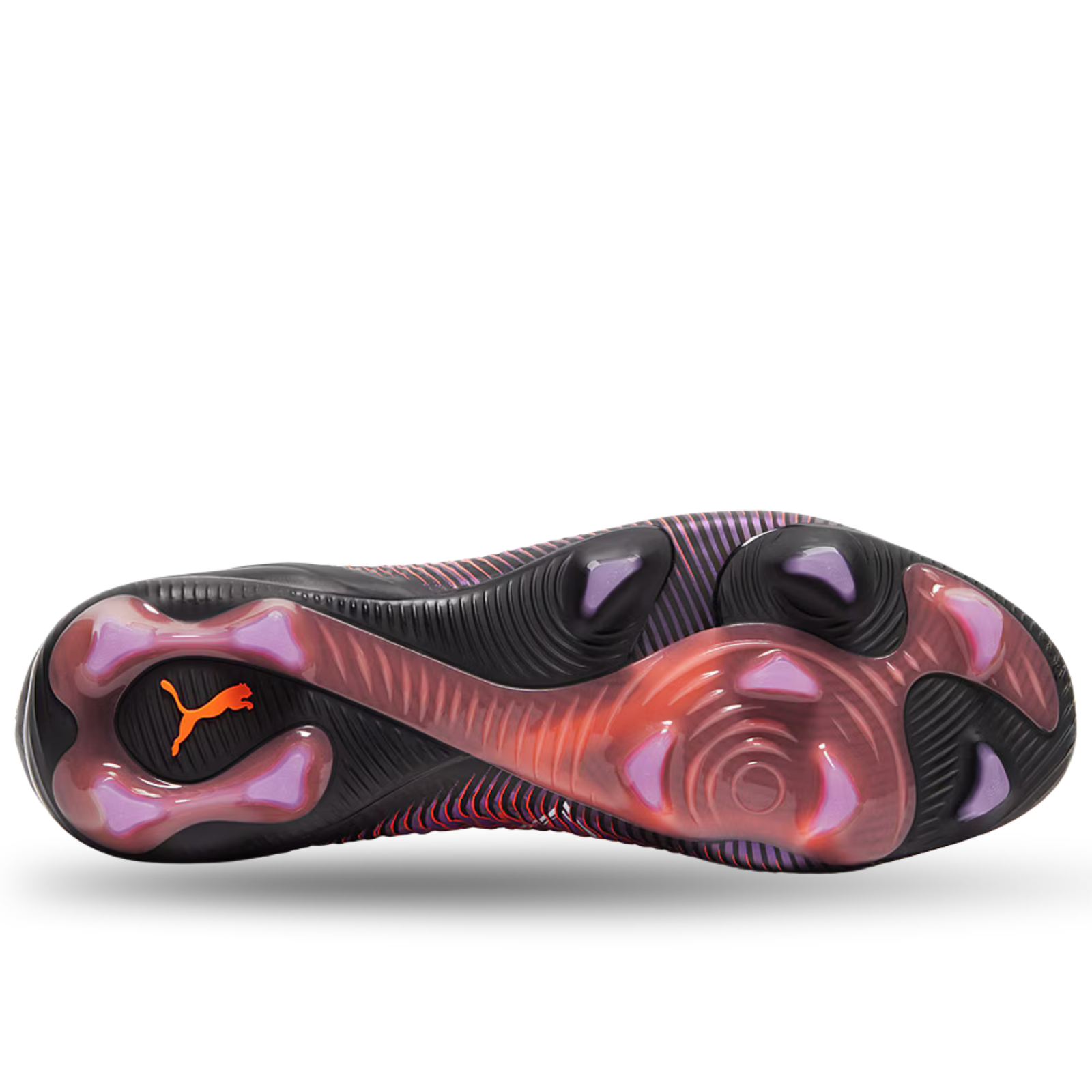 Puma Future 8 Ultimate FG Soccer Cleats (Black/Glowing Red)