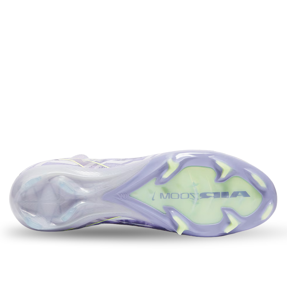 Nike United Zoom Superfly 10 Elite FG Soccer Cleats (Purple Agate/Barely Volt)