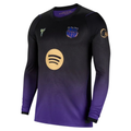 Nike FC Barcelona 26/27 Long Sleeve Away Soccer Jersey (Purple/Metallic Gold)