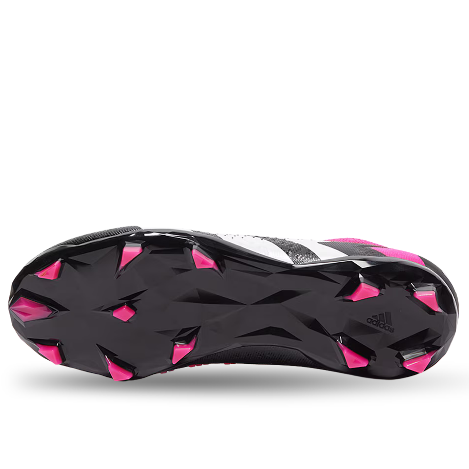 adidas Jr. Predator Accuracy.1 Firm Ground Soccer Cleats (Core Black/Team Shock Pink)