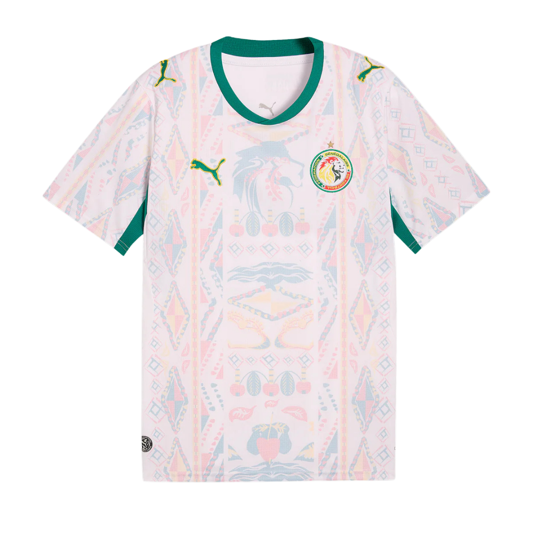 Puma Mens Senegal 2026 Home Jersey (White/Green)