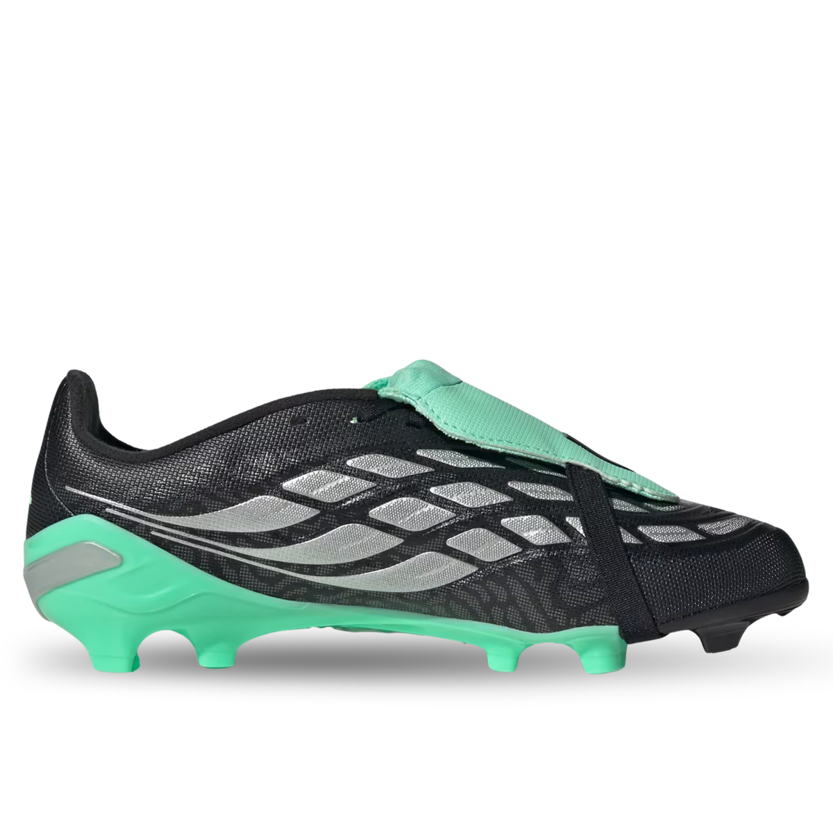 adidas Jr. Predator League FT Firm Ground Soccer Cleats (Aqua/Lemon)
