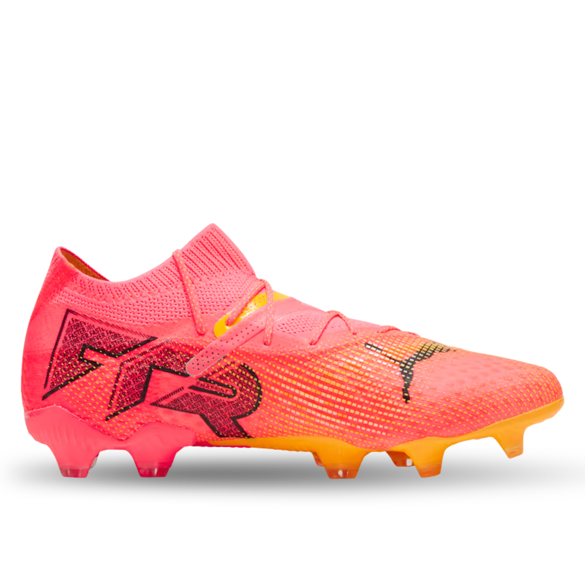 Puma Future 7 Ultimate FG/AG Soccer Cleats (Sunset Glow/Puma Black)