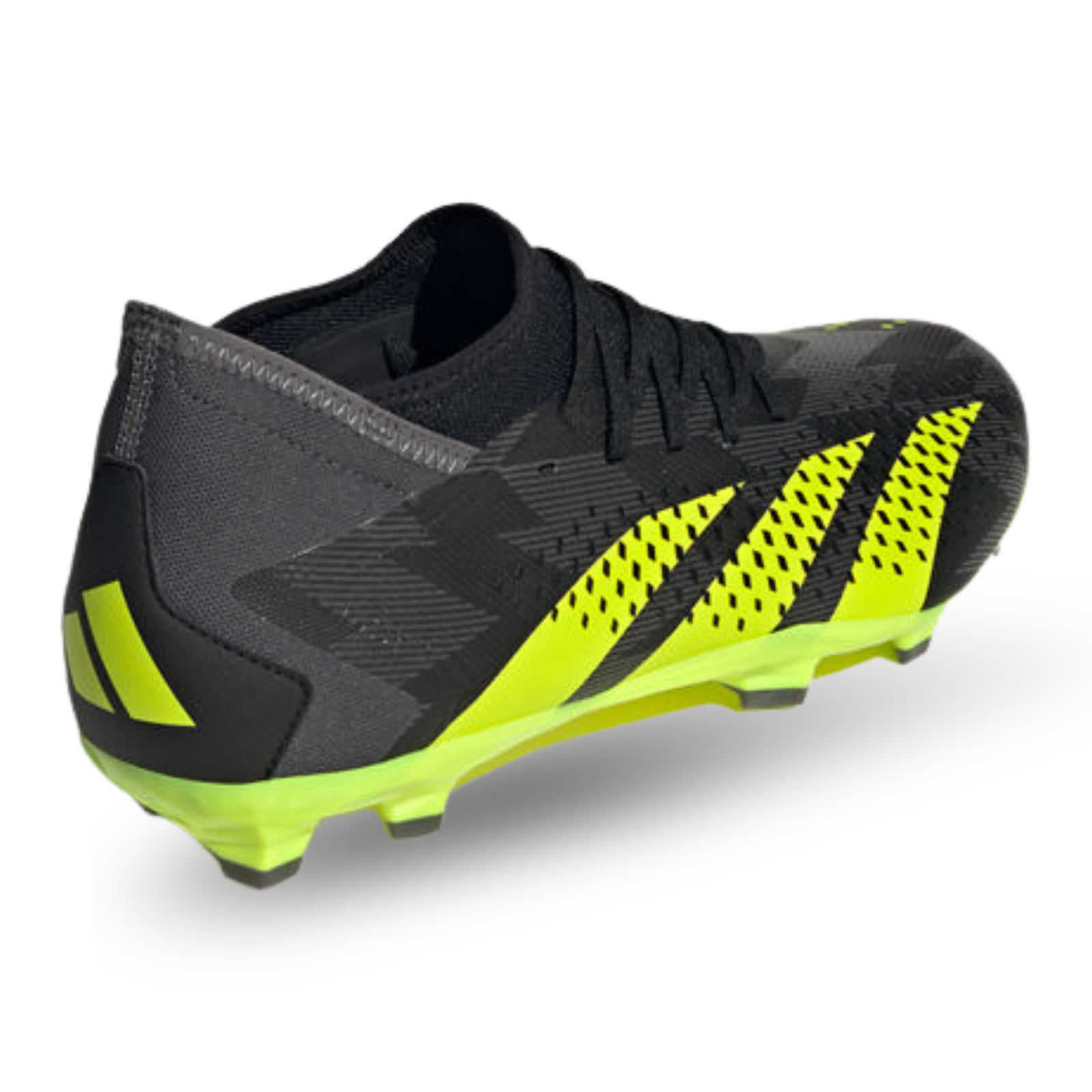 adidas Predator Accuracy.3 INJ Firm Ground Soccer Cleats (Core Black/Team Solar Yellow)
