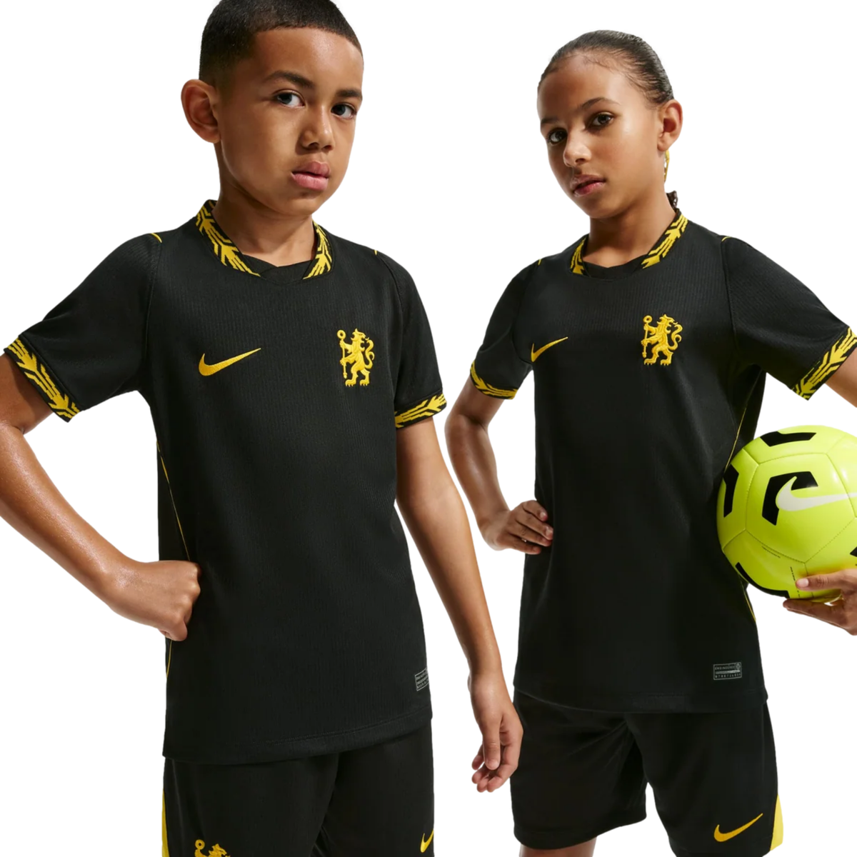 Nike Youth Chelsea Away Jersey 26/27 (Black/Gold)